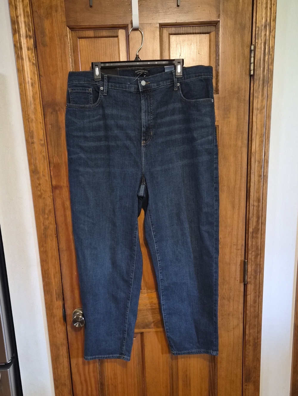 Banana Republic Women's Straight Leg Jeans - Dark Blue Wash